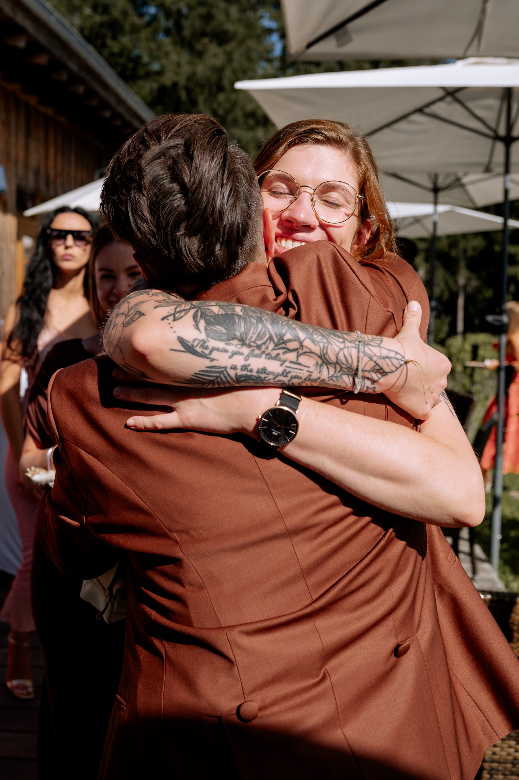 Berghotel Jägerhof Hochzeit-25-min Freie Trauung auf der Wiese beim Hotel Jägerhof mit Blick über das Allgäu